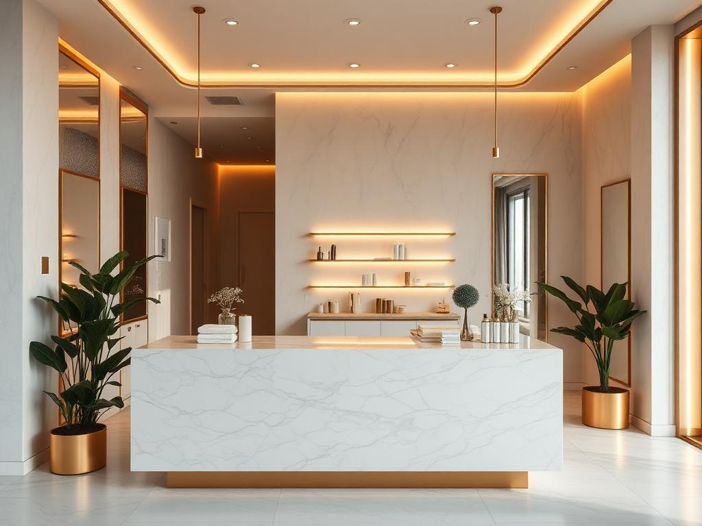 Modern beauty salon